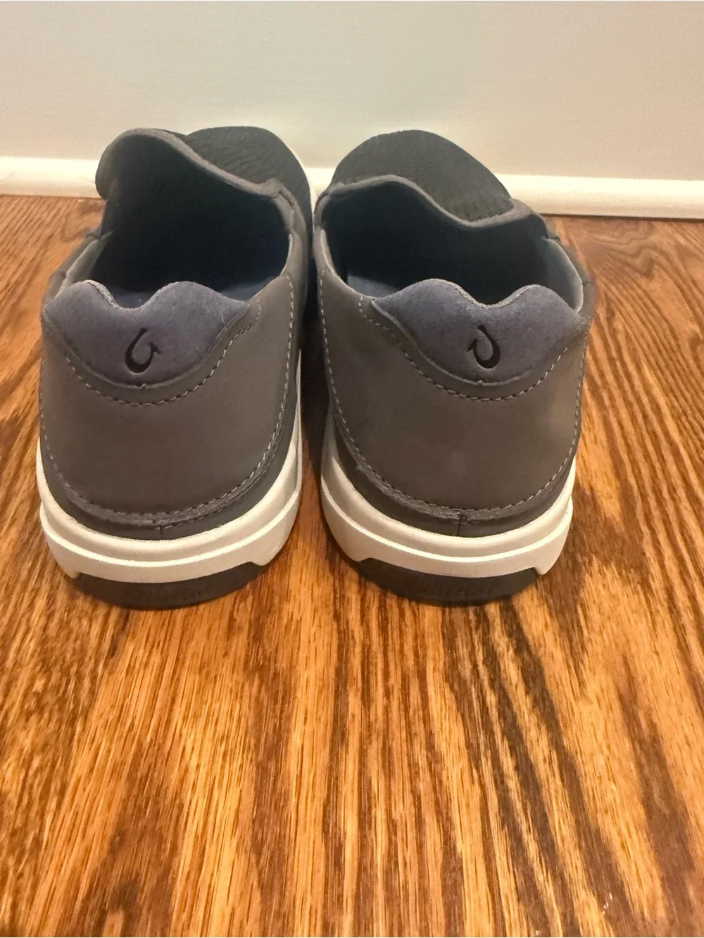 Olukai Men's Charcoal Grey Slip On